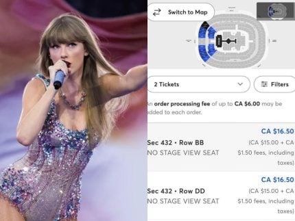 Taylor Swift é criticada por vender ingressos atrás do palco: “apenas escutar”