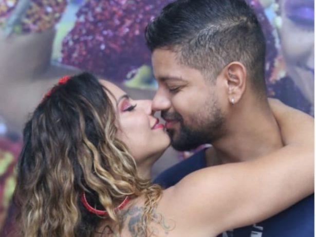 Viviane Araújo resgata foto do primeiro beijo com o marido e se declara: “Tive a certeza”