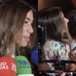 Em 1ª aparição após polêmicas, Patricia Abravanel fala do pai e ganha carinho da filha