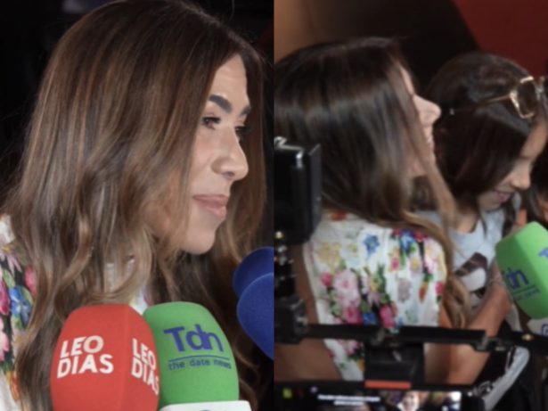 Em 1ª aparição após polêmicas, Patricia Abravanel fala do pai e ganha carinho da filha