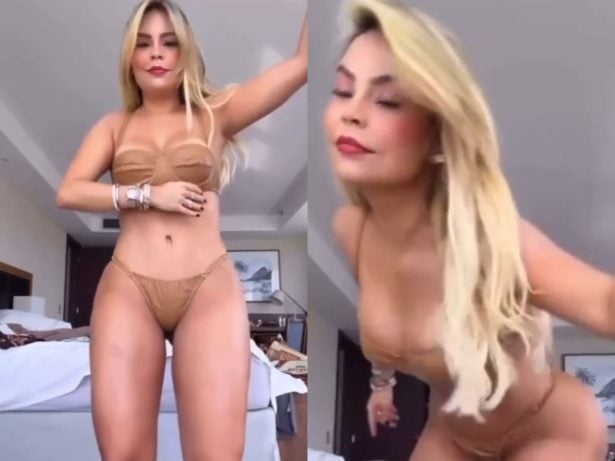 Prefeita dança forró de biquíni e escandaliza cidade de Marituba, no Pará