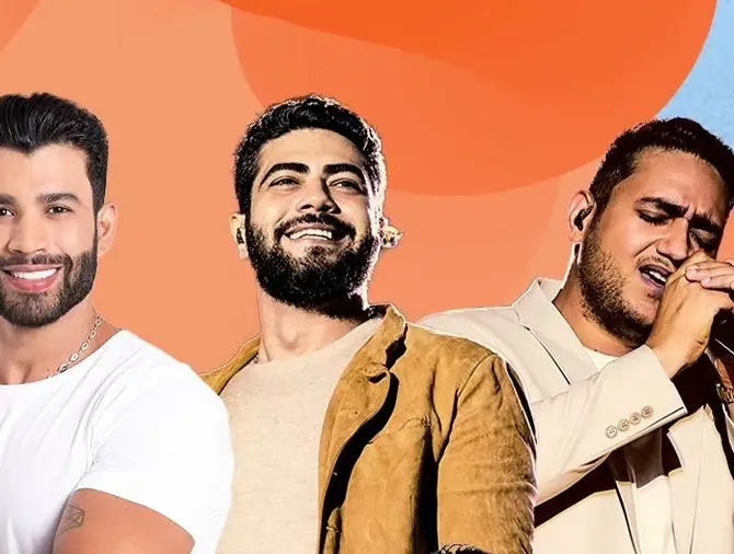 Pela 1ª vez Gusttavo Lima e Henrique & Juliano estarão juntos num mesmo festival