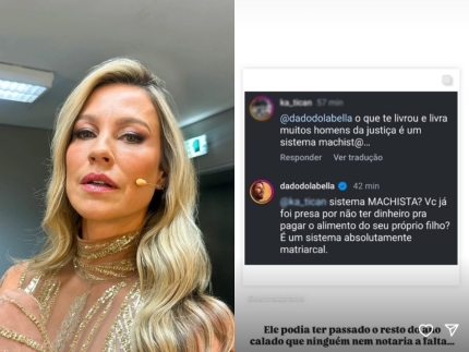 Dado Dolabella fala de quando foi preso e leva “invertida” de Luana Piovani