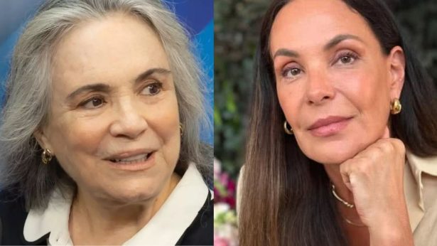 Regina Duarte e Carolina Ferraz se reencontram após desentendimento político
