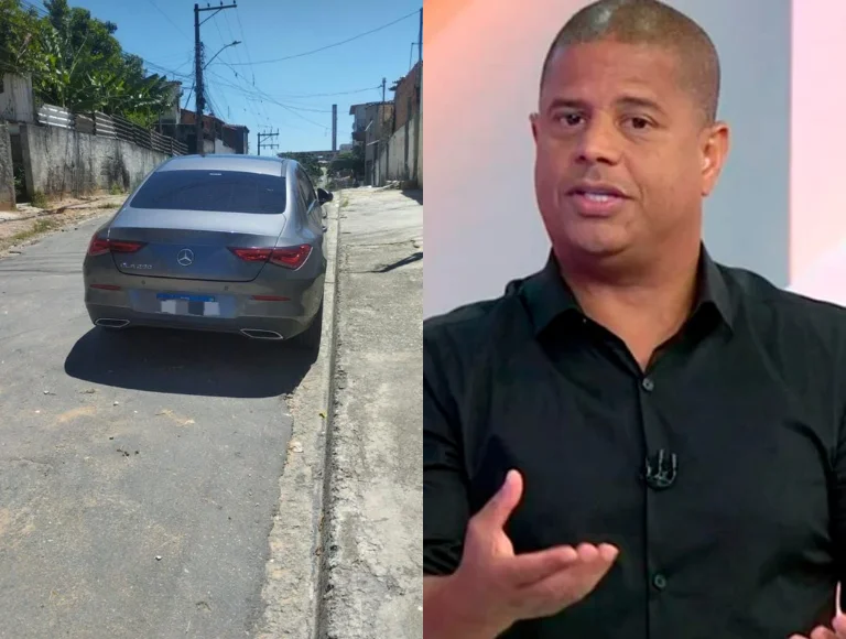 Polícia encontrou carro de Marcelinho Carioca abandonado em rua. Veja foto!