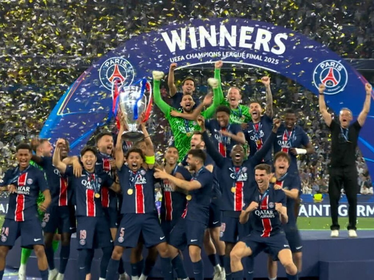 PSG levanta troféu da Champions 2025 / Divulgação