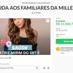 Família de Millena Brandão cria vaquinha para arcar com custos durante internação