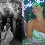 Mãe de Isis Valverde mostra a atriz dançando até o chão em festa de casamento