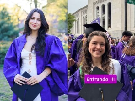 Claudia Raia e Sandra Annenberg celebram formatura das filhas em universidade nos EUA