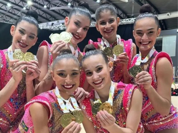 Brasil vence etapa da Copa do Mundo de ginástica rítmica de forma invicta