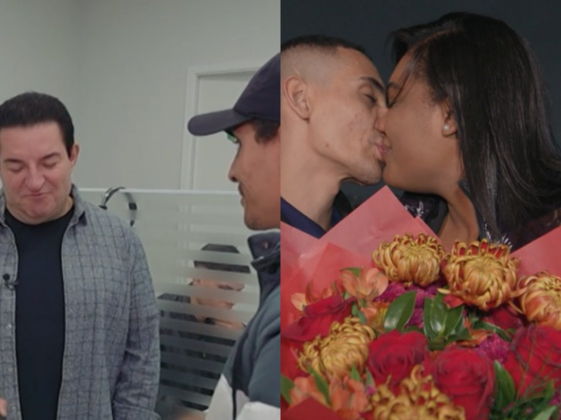 Pedido de casamento emociona estreia do quadro “Renato Visita”, na Band