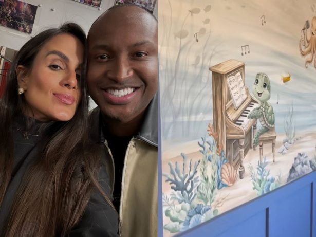 Carol Peixinho mostra referências musicais no quarto do filho de Thiaguinho
