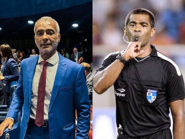 Romário pede minuto de silêncio em homenagem ao árbitro Luís Antônio “Índio”