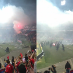 Jogo do Flamengo na Colômbia é cancelado após protesto violento de torcedores