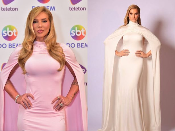 Virginia e Andressa Suita apostam em looks quase idênticos em eventos diferentes