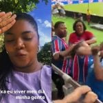 Após vídeo viral, Raquel Brito nega briga com torcedores em estádio: “Não é eu lá”