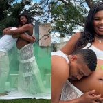 Raquel, irmã de Davi Brito, faz chá revelação do sexo do primeiro bebê