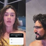 Thaila Ayala questiona Renato Goés sobre morte de Odete Roitman em “Vale Tudo”