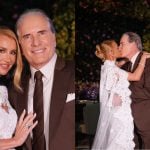 Roberto Justus e Ana Paula Siebert renovam os votos em festão de 10 anos de casados