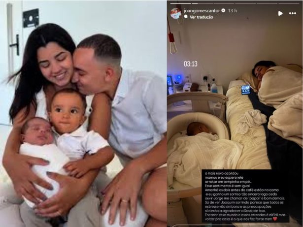 João Gomes se emociona ao falar da rotina com os filhos: “O melhor da minha vida”