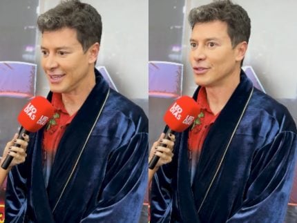 Nos bastidores do Dança, Rodrigo Faro fala sobre futuro e elogia generosidade de Huck