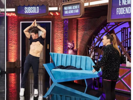 Tatá Werneck recebe Rodrigo Faro na estreia da nova temporada do “Lady Night”