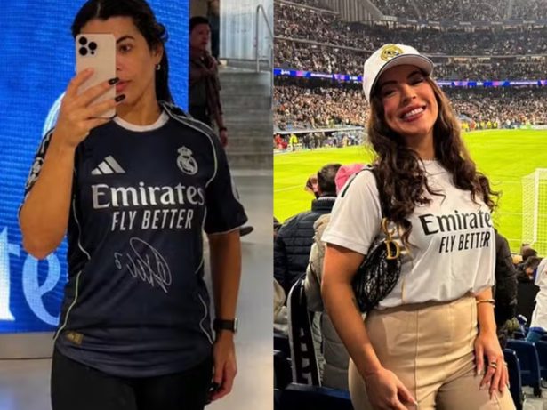 Influenciadora paga R$ 12 mil por camisa com autógrafo falso de Vini Jr.