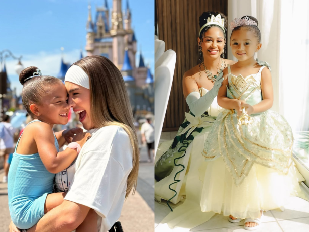 Lore Improta e a filha dividem momentos mágicos em parques da Disney