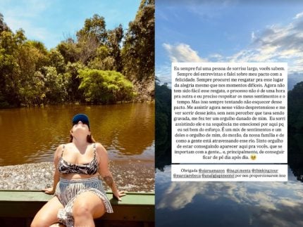 Tati Machado reflete sobre reaprender a sorrir após perda do filho: “Não tem sido fácil”