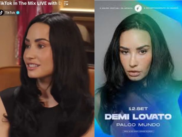 Confirmada no Rock In Rio 2026, Demi Lovato aclama o Brasil: “Já estive lá muitas vezes”
