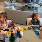 Neymar mostra “almoço de princesas” das filhas Mavie e Helena e encanta a web