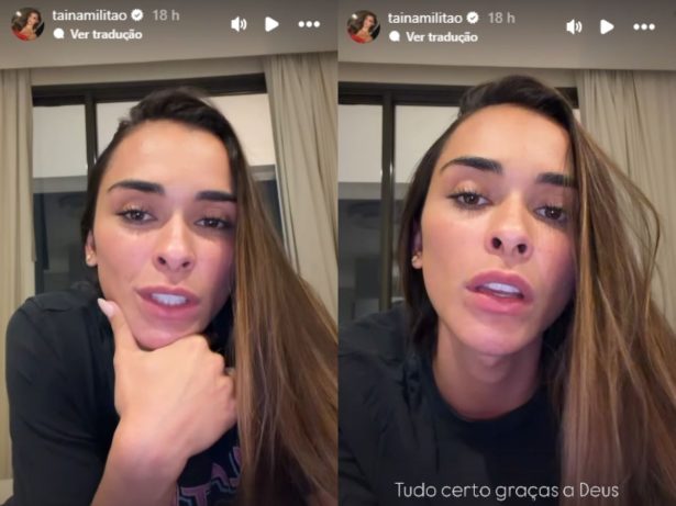 Tainá Castro Militão relata momento de aflição após o filho sofrer queda: “Foi um susto”