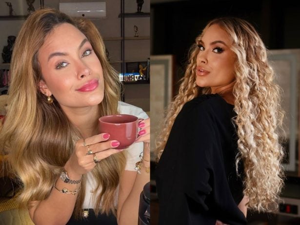 Após 18 anos de alisamento, Sarah Andrade faz transição capilar; especialista comenta o caso