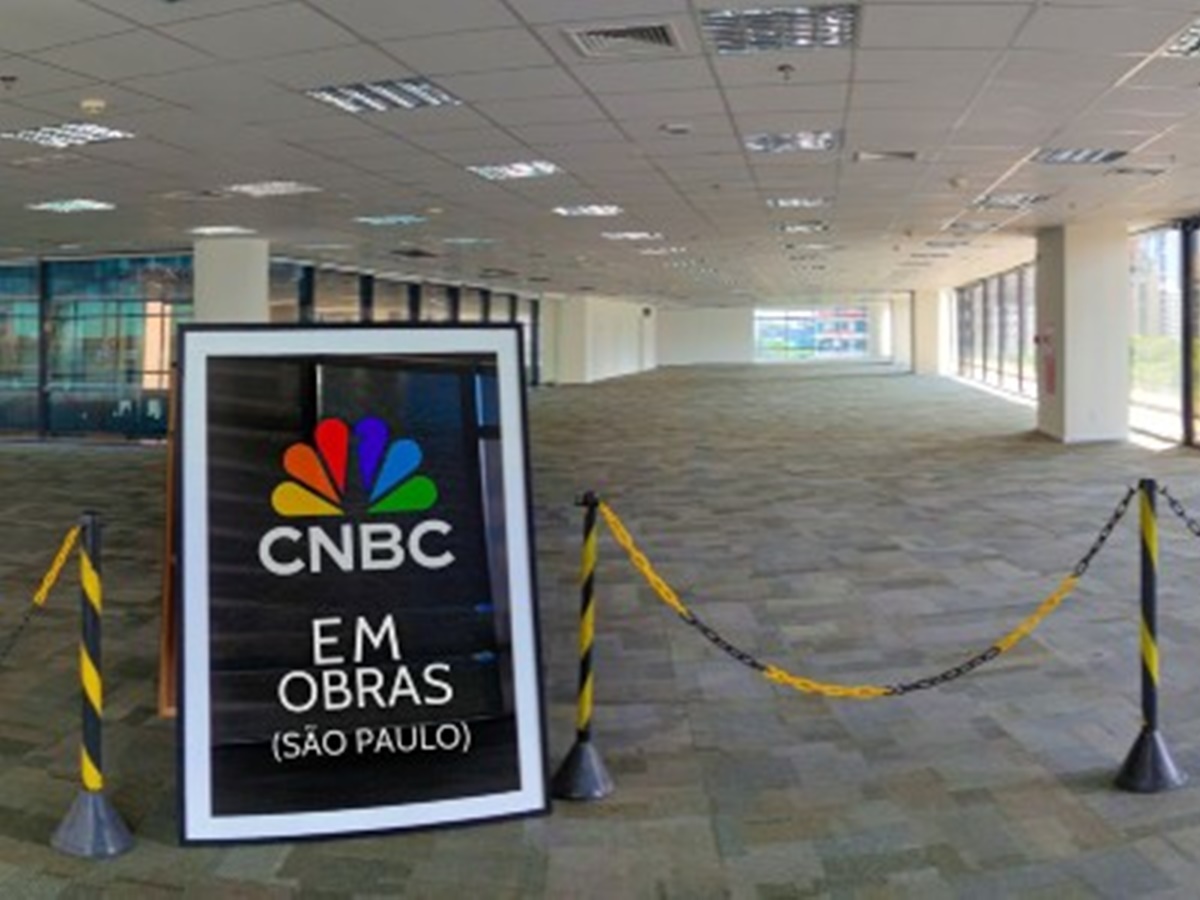 Novo canal de notícias da TV, CNBC Brasil mostra como será seus estúdios; veja imagens