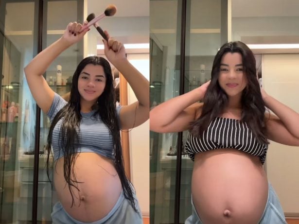 Ary Mirelle muda o visual e abandona cabelão na reta final da gravidez