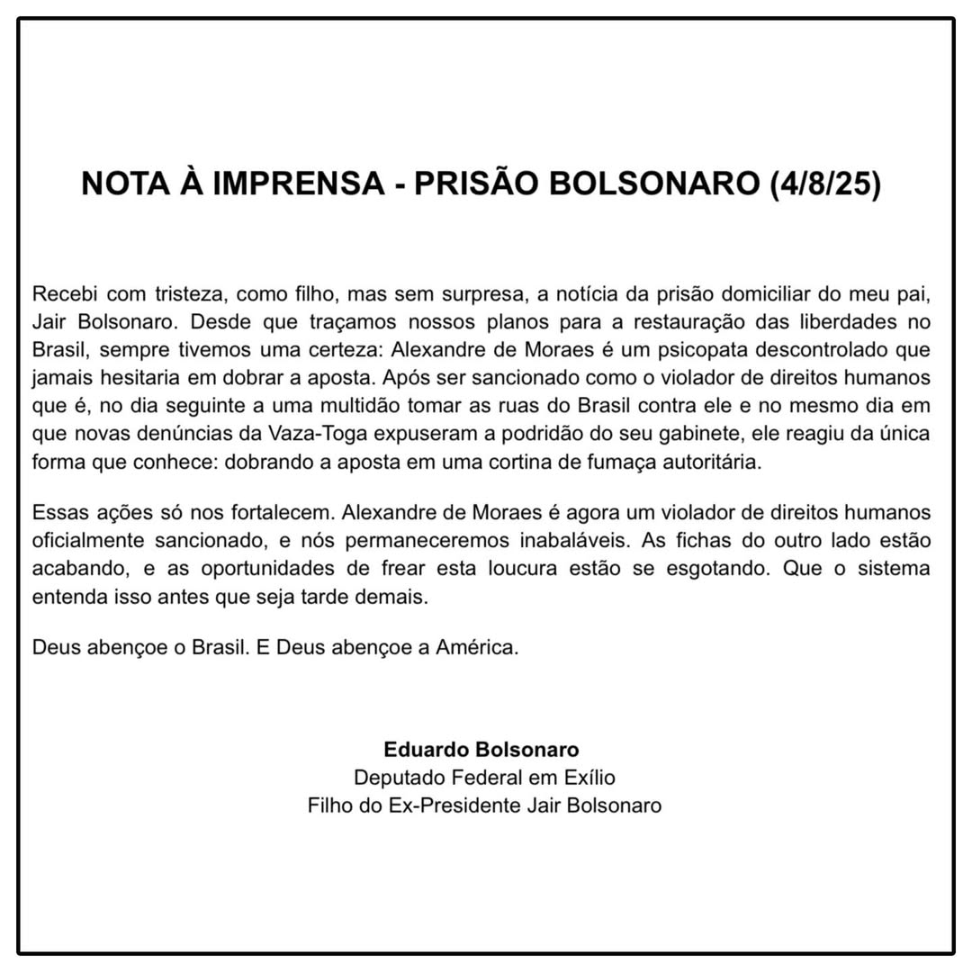 Reprodução: Instagram/@bolsonarosp
