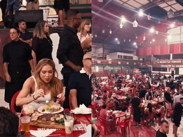 É festa! Virginia Fonseca organiza churrasco para integrantes da bateria da Grande Rio