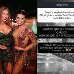 Filha do presidente da Grande Rio nega que Virginia tenha comprado cargo por R$15 milhões
