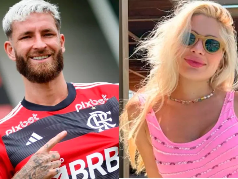 Substituição de zagueiros: Karoline Lima é flagrada com Léo Pereira, do Flamengo