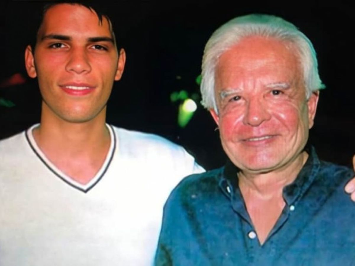 Cid Moreira e Filho Roger Moreira