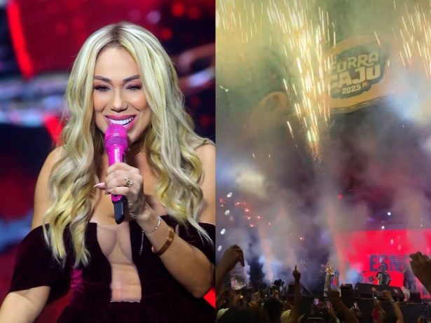 Taty Girl faz São João parecer Ano Novo com espetáculo de fogos