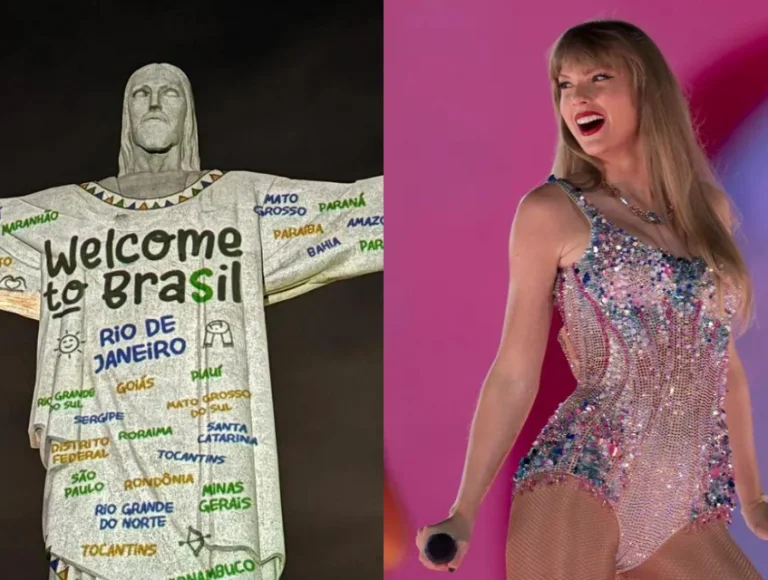 Taylor Swift ganha homenagem no Cristo Redentor e em roda gigante no Rio