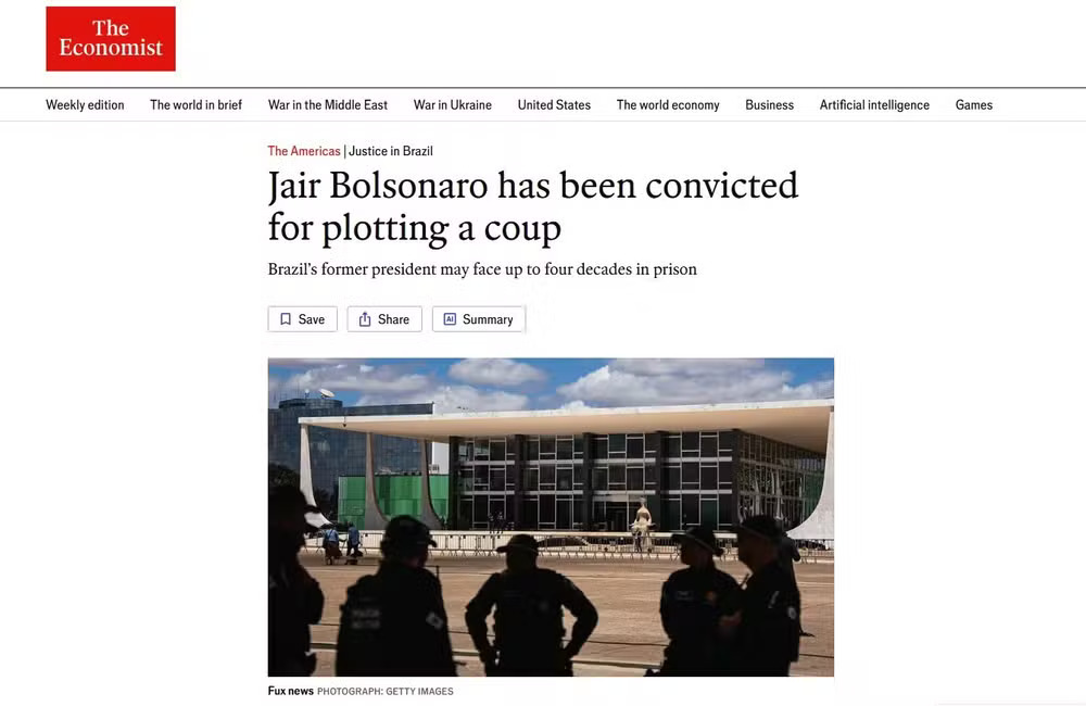 Reprodução: The Economist