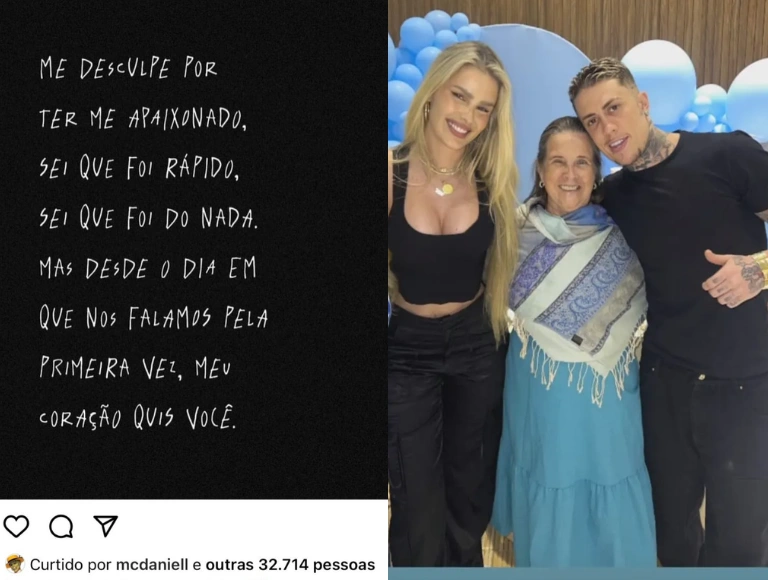 Tudo no sigilo? Entre rumores de affair com Brunet, MC Daniel curte post sobre se apaixonar rápido