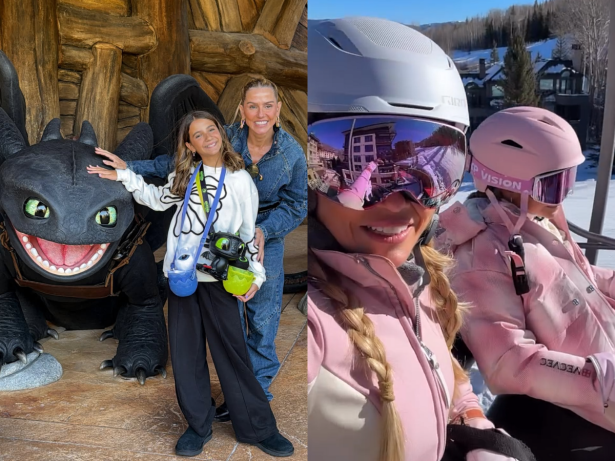 Férias no exterior! Confira registros de Deborah Secco e filha curtindo Orlando e Aspen