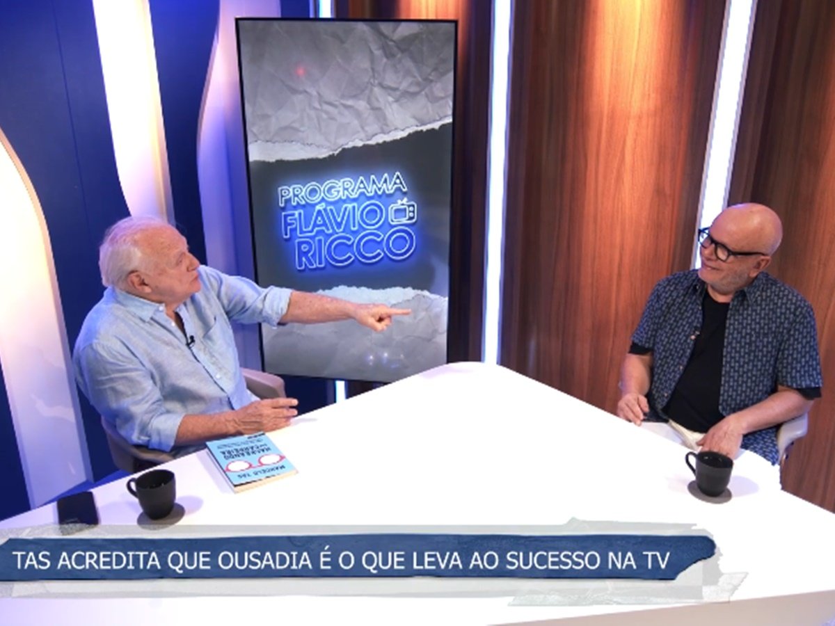 Marcelo Tas em entrevista ao Programa Flávio Ricco, da LeoDias TV / Imagem: LeoDias TV 