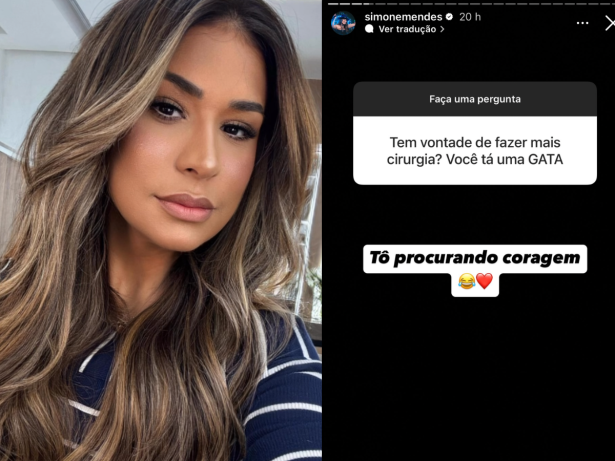 Vem transformação por aí? Simone Mendes revela se pretende fazer novas cirurgias