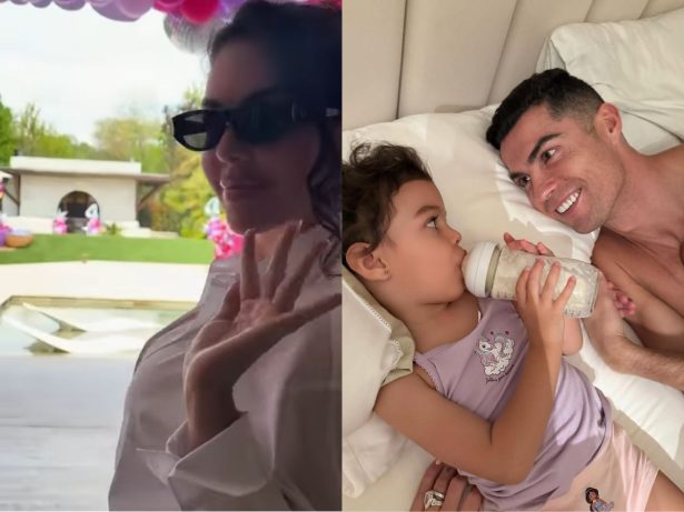 Georgina Rodríguez exibe festa da filha com CR7 em mansão de milhões