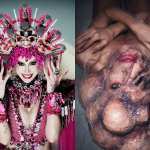 Baile de Halloween em SP reúne famosos fantasiados de Elke Maravilha, “A Substância” e mais