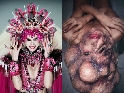 Baile de Halloween em SP reúne famosos fantasiados de Elke Maravilha, “A Substância” e mais
